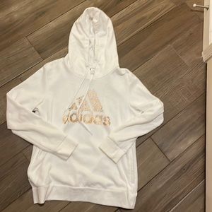 Brand new white adidas hoodie